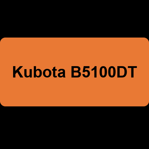 Kubota B5100DT